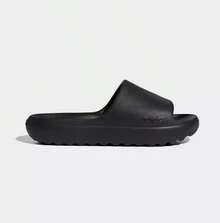 Adidas 男女通用 ADILETTE LUMIASPW 运动休闲拖鞋 - 黑色 - 查看 1