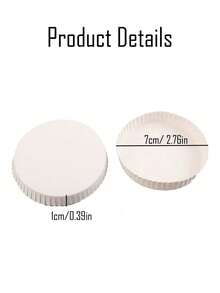 50 Stücke weiße Papierbecher Deckel - Strapazierfähig, stapelbar Reisebecher Abdeckungen, staubdichte Deckel - für Kaffee, Tee und Saftbecher, geeignet für Partys, Picknicks, Cafés, Gastronomie, Reisen und Veranstaltungen