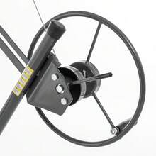 Gipskartonplatten-Heber für Wände & Decken | Tragkraft 68 kg, Höhe 140-335 cm Verstellbar | Klappbar mit 3 Bremsrädern, 60° Neigung