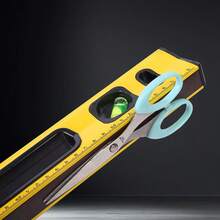 3Pcs Magnetic Aluminium Spirit Level Set, Multi Size Measuring Level Tools With Pencil For Construction & Home Use - Multicolor - View 10
