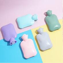 1个热水袋，可充水加热垫，可爱暖手宝，女士腹部暖贴，床铺暖贴 - 彩色 - 查看 6