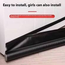 Leather Door Bottom Sealing Strip, Anti-Collision Strip, Dust-Proof, Wind-Proof, Heat-Insulating, Soundproof, Washable Door Bottom Sealing Strip