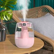 Desktop Humidifier Large Capacity USB Home Bedroom Office Portable Mini Purifier Air Large Mist Volume - 粉色 - 查看 4