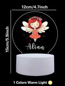 1pc Custom Personalized Table Lamp Night Light Customized Cartoon Princesses And Animals 3D Night Light Toy Acrylic Night Lights Gift For Home Room Decoration Night Light Usb Powered & Battery Operated Optical Illusion Table Lamp With Remote Control Perfect Gift Send To Girls For Valentine's Day, Easter, Christmas Unique Room Decor, Fun And Adorable Nightlight Gifts Birthday Graduation Home Decor Back To School School Supplies,Christmas Gift Supplies