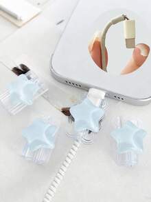 Ladekopf Schutzhülle Kabel Schutz Kabel Schutz Set, TPU Kabel Schutz Draht Schutz Zubehör ohne Batterie kompatibel mit Apple Telefon Datenkabel Schutz Set Ladegerät Schutz Essenzielles Datenkabel Essenzielles Handy Zubehör