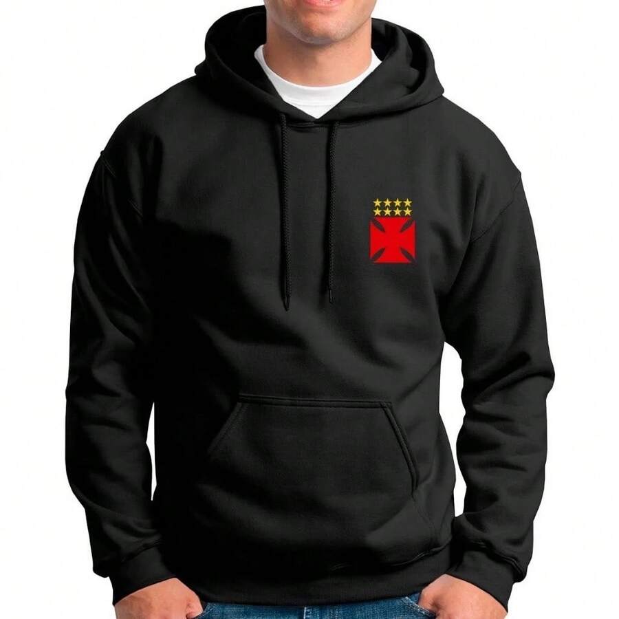 Vasco Da Gama Premium Custom Football Team Sweatshirt - 黑色 - 查看 1