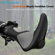 مقابض مقود دراجة جبلية من شركة SHIZIWANGRI، أغطية مقود دراجة جبلية مطاطية، مقابض مقود دراجة مانعة للانزلاق ومريحة وقابلة للقفل، إكسسوارات الدراجة - A - مشاهدة 2