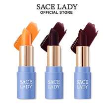 SACE LADY Tinted Lip Balm Set, Hydrating Natural Lip Moisturizer For Dry Cracked Lips, Long Lasting Color Changing Lipstick For Women 3 Shades - 01 CAROTENE & 02 AMBRE NOIRE & 03 TERRE ROUGE - View 8