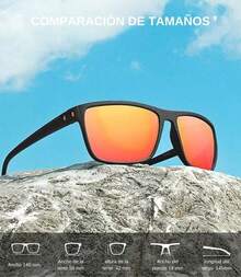 ¡RecomendadoTimotech Lentes de Sol Polarizados para Hombre, Lentes de Sol Ligeros con Protección UV para Conducir, Lentes Deportivos Hombre, Sunglasses, Gafas de Sol para Hombre¡Top de Temporada - 1 - Ver 3