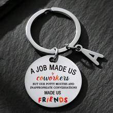 Coworker Appreciation Keychain For Colleague Retirement Goodbye Appreciation Keychain Work Friend Leaving Coworker Gift Friendship Keychain, Unisex Keychain - A - View 3