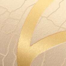 1 Rolo de Papel de Parede Não Tecido Minimalista Moderno Amarelo | Adequado para Sala de Estar, Cozinha, Quarto, Dormitório, Renovação de Móveis, Revestimento de Parede Estético, Estilo de Formas e Listras, Papel de Parede com Padrão Ondulado, Adesivos de Parede, Decoração de Parede, Decoração de Quarto, Decoração de Quarto