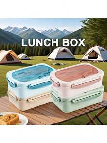 Thermal Food Container Set - 5-Tier Stackable Lunch Kit - 粉色 - 查看 5