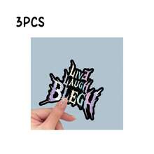 Nhãn dán Live Laugh Blegh, Nhãn dán Metalcore, Nhãn dán Heavy Metal, Nhãn dán Live Laugh Love, Nhãn dán vui nhộn cho ô tô, xe tải, xe máy, tường, cửa sổ và máy tính xách tay. - Nhiều màu - Xem 11