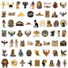 60PCS Ancient Egypt Graffiti Stickers Decals Pharaoh Aesthetic Material Laptop Mobile Phone Water Cup Luggage Decoration Stickers Scrapbook Supplies Scrapbook Stationery - Multicolor - View 3