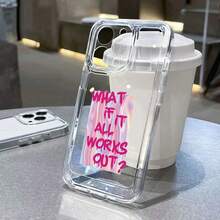 Funda de teléfono colorida Maximalist More Amor Por Favor para iPhone 17 16 15 Pro Max 14 13 12 11 7 8 Plus 17Air funda suave transparente - 1 - Ver 2