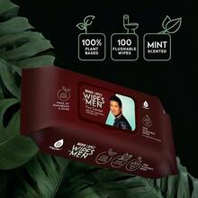 Soft Mint Scented Flushable Wipes Men - 12 Pack 1200 Plant Based Face And Body Wipes With Aloe Vera Vitamin E - Large Wipes Gentle Thorough Cleansing - 1200支  Lopez 薄荷香型 - 查看 4