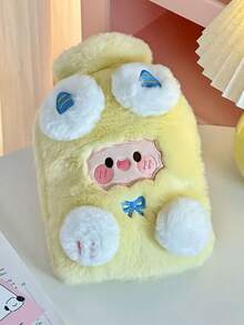 1个毛绒暖水袋，可爱绵羊造型，女士冬季暖腹暖手热水袋 - 彩色 - 查看 10