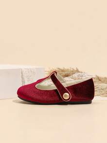 1 pereche de pantofi sport simpli, fără platformă, pentru fete, potriviți pentru toamnă/iarnă