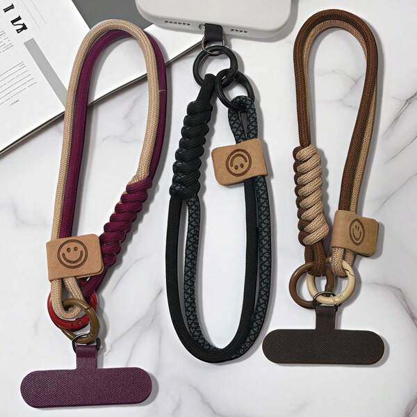 1pc Smiling Face Element Smartphone Lanyard | These Lanyards Will Instantly Make Your Phone Accessoriedy