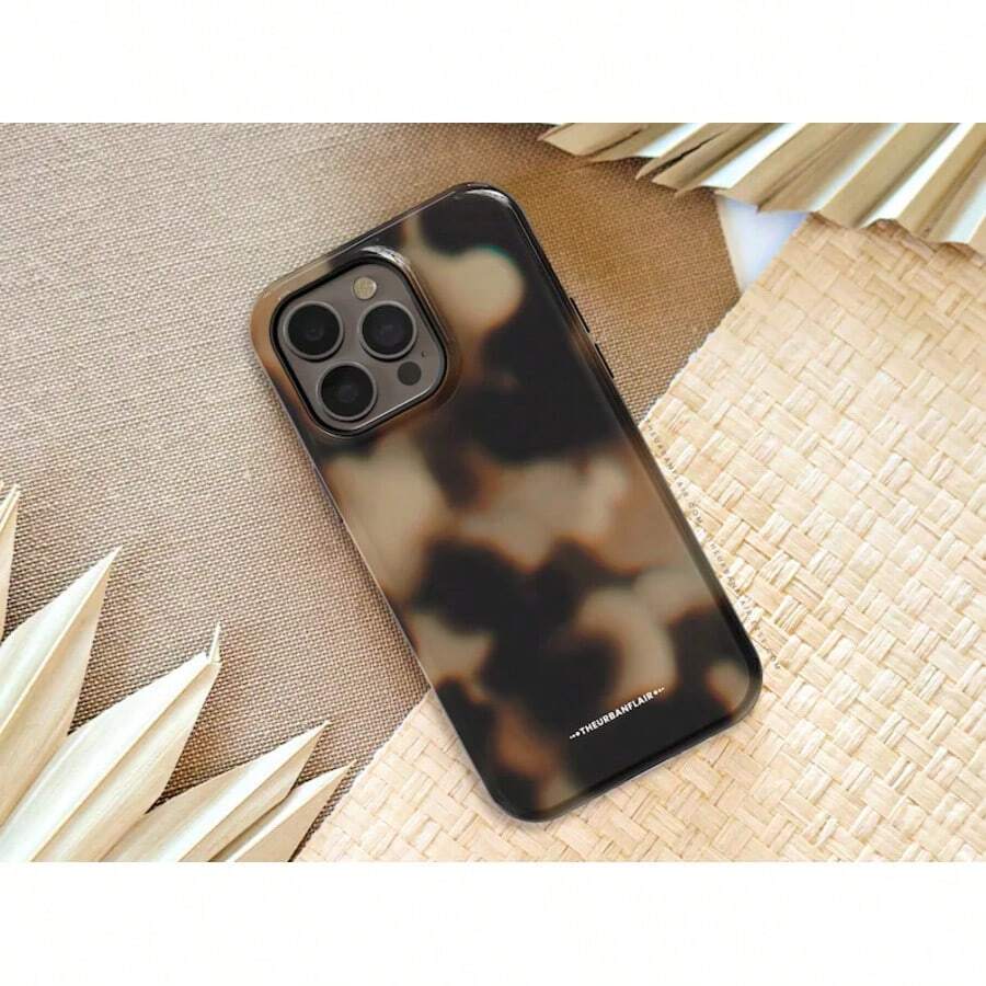 Tortoise Shell Print Phone Case For IPhone 17 Air 16ee 15 Pro 17 13 12 Pro Max XS Max 7 8 Plus SE Tough Galaxy S25  Pixel 9 8 Pro - Màu hỗn hợp 1 - Xem 1