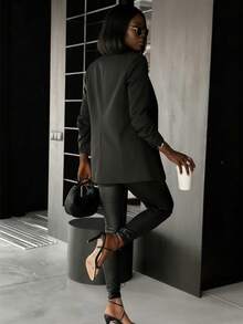 Women Blazers - Black - View 5