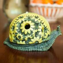 1pc Charming Crab Ashtray With Lid - Fly Proof, Home Office Decor Pet, Asymmetrical Shaped, Electricity-Free