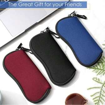 3pcs Stylish Eyeglasses Storage Pouch Set, Versatile Eyeglasses Case & Chic Coin Purse, Perfect For Daily Use, Travel, And Gifting, Ideal For Fashion Enthusiasts And Practical Individuals, Fits Most Glasses, Lightweight Design, Colors For Every Occasion, Great For Holiday Gifting And Seasonal Events, Keep Your Eyewear And Organized, Must-Have Accessory For Every Wardrobe, Enhance Your Style With Functional Elegance, Perfect For Back-To-School, Christmas, And New Year Celebrations.