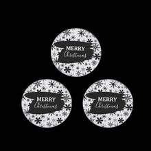3 Pieces Merry Christmas Acrylic Cupcake Toppers Acrylic Mirror Disc Xmas Cupcake Decorations For Christmas New Year Party Supplies (Gold & Silver)
