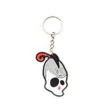 13pcs Pirate Themed Keychain Set, Halloween Party Favors, PVC Material Triangle Shaped Keyrings With Assorted Pirate-Inspired Charms And Patterns, Special Split Ring Closure For General Use, Great For Gifts And Collections - Multicolor - View 6