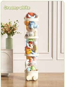 Puppen Aufbewahrungseimer, elegante Geschenkbox, transparente süße Aufbewahrungsbox, Spielzeug Puppen Aufbewahrungsbox, staubdichter Aufbewahrungseimer, Wäschekorb