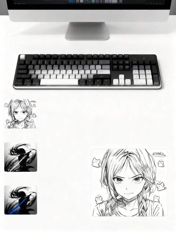 Extra Large Swordsman Zero Mouse Pad, Fine Texture Thick Pad For Office, FPS Gaming, E-Sports