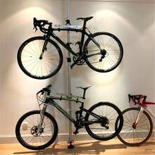 自転車スタンド 収納ラック サイクルスタンド ディスプレイスタンド バイクタワー 頑丈 転倒防止スタンド 防錆 耐腐食性 高さ調整 家具 収納 玄関収納 - ライトグレー - チェックする 9