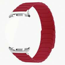 Magnetic Silicone Sports Watch Band Suitable For Samsung Galaxy Watch 8 (40mm/44mm/46mm Classic) And Watch Ultra 47mm (2024-2025 Models) - Adjustable Unisex Smart Watch Strap, Strong Magnetic Clasp, Modern Stylish Design - Multicolor - View 19
