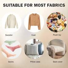 1pc Fabric Electric Shaver, Rechargeable Lint Remover, USB Charging Sweater Shaver, Electric Fuzz Remover, Lint Remover, Pill Remover, Portable Clothes, Bedding, Furniture, Carpet, Sofa Cleaner, Cleaning Tool, Battery Capacity: 500mAh. - Multicolor - View 8