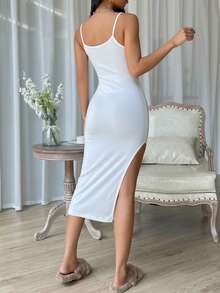 Women Long Dresses - White - View 3