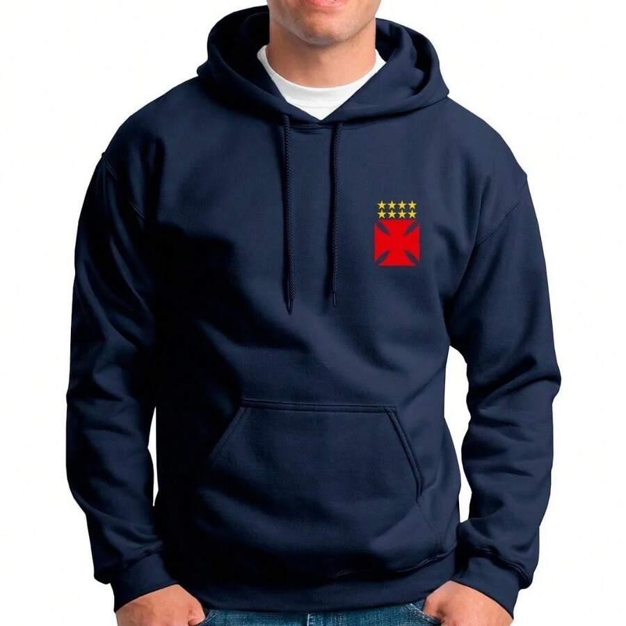 Vasco Da Gama Premium Custom Football Team Sweatshirt - Navy Blue - View 1