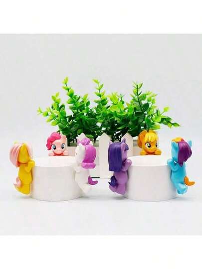 MY LITTLE PONY Chaveiro My Little Pony (1 unidade), pingente fofo para sacola de presente, chaveiro de carro com desenho animado, pequeno presente decorativo, chaveiro decorativo, 6 modelos à escolha, Dia dos Namorados, presente de aniversário, presente de formatura, presente para namorada, decoração de quarto, decoração, presente, decoração para casa, presentes