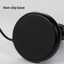 1 pezzo Lampada da scrivania LED moderna plissettata, alimentata tramite USB, per uso interno, base in metallo con finitura verniciata, paralume in tessuto plissettato - Lampada da comodino con luce notturna integrata a LED, senza necessità di lampadina