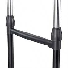 Appendiabiti in acciaio con ruote girevoli a 360°, supporto da pavimento regolabile, indipendente, ***zer per vestiti, ideale per negozi, casa, hotel (doppio telescopico)