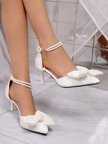 Western Style Wedding Butterfly Decor High Heels
