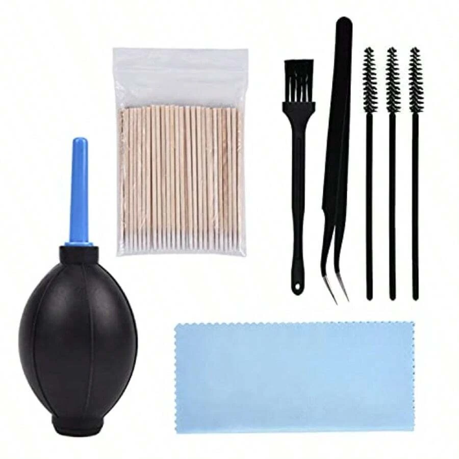 NY108pcs Cleaning Ki  One   Cleaner Kit Pone Jack Carger Port Ole Plug Speaker Cleaner Tool  Cameras Keyboa Eaones.Phone Cleaning Swabs - 如圖 - 查看 1