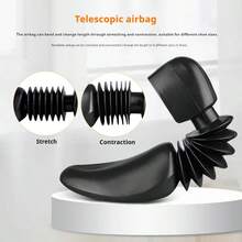 1 Pair Unisex Adjustable Shoe Stretcher, Shoe Shaper, Shoe Expander, Wrinkle Preventer, Adjustable Length Shoe Organizer, Boot Shaper - Black - View 5