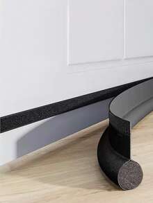 Leather Door Bottom Sealing Strip, Anti-Collision Strip, Dust-Proof, Wind-Proof, Heat-Insulating, Soundproof, Washable Door Bottom Sealing Strip