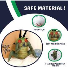 Vicyol S&D Monstruo de peluche, juguete de monstruo de anime, juguete de videojuegos de terror, divertido para niños y adultos, siestas, antiestrés para niños, coleccionable. - P6931 - Ver 2