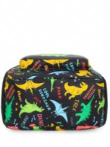 New Cartoon Print Lightweight Large Capacity Backpack, Ergonomic Student Schoolbag For Back To School Season - Multicolor - View 4