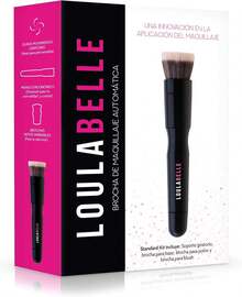 Brochas de Maquillaje Automática Loulabelle, Juego de Brochas de Maquillaje Profesional Incluye 3 Brochas Intercambeables: para Base, Polvo y Blush, Aplicacion Impecable y Uniforme. - 1 - Ver 9