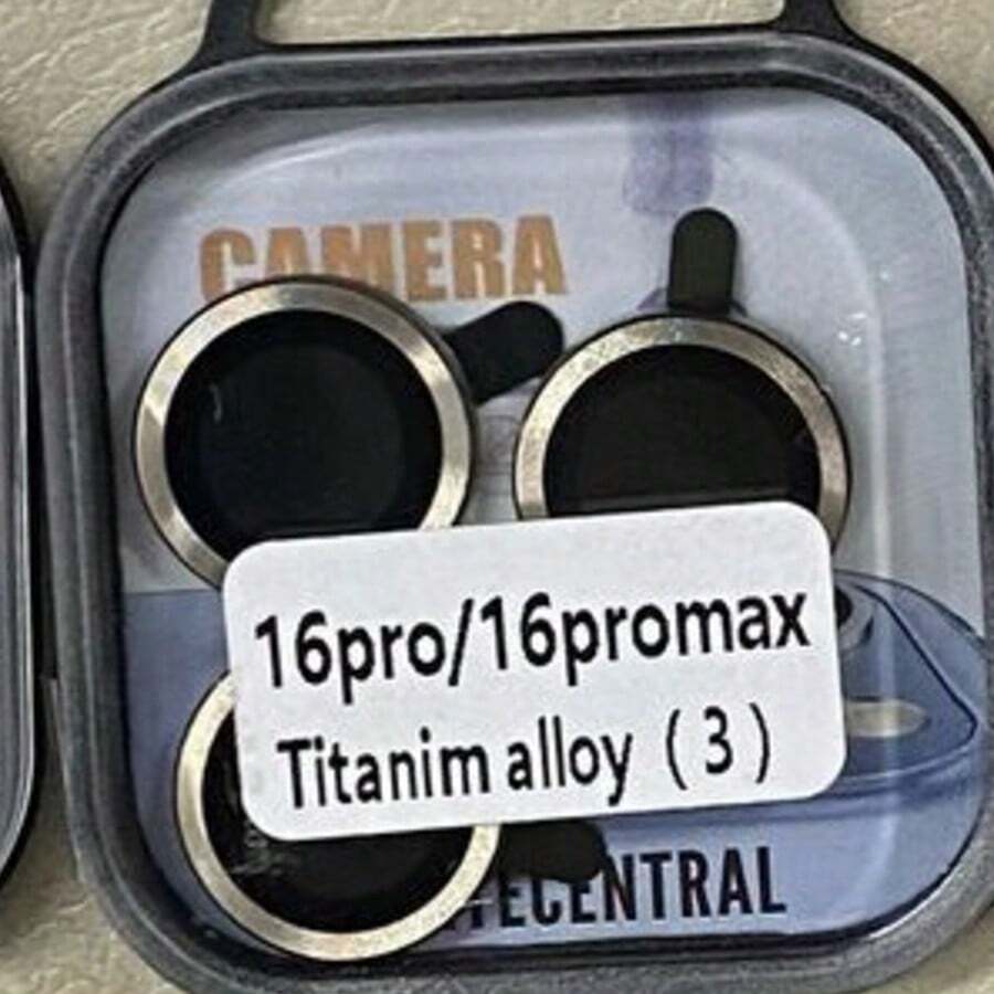 Protectores de cámara apto para iphone apto para iphone 17, 17 plus, 17 pro max - Titanio - Ver 1