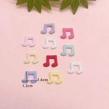 20/50 Pcs Multicolor Fabric Star/Heart /Cross/Angel Wing/Crown/Musical Note Patches, Suitable For Sewing Projects,DIY Crafts, Clothes, Hat Headdress, Bags, Jackets, Dresses ,Christmas And Party Decoration, Hair Clip Accessories And Handicrafts, Best For Christmas - Multicolor - View 9