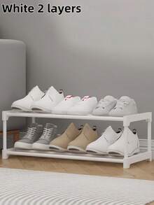 1 pieza Estantería de zapatos de varios niveles, estilo INS, éxito das navideño, solución de almacenamiento para espacios pequeños, alineada con la organización del hogar 2025, mantiene la entrada ordenada y elevada