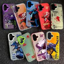 Funda de Teléfono Anime para 17 16 15 14 13 12 11 Pro Max Plus Anticaída Mate E-Evangelions - CYB-299CY250510301 - Ver 3